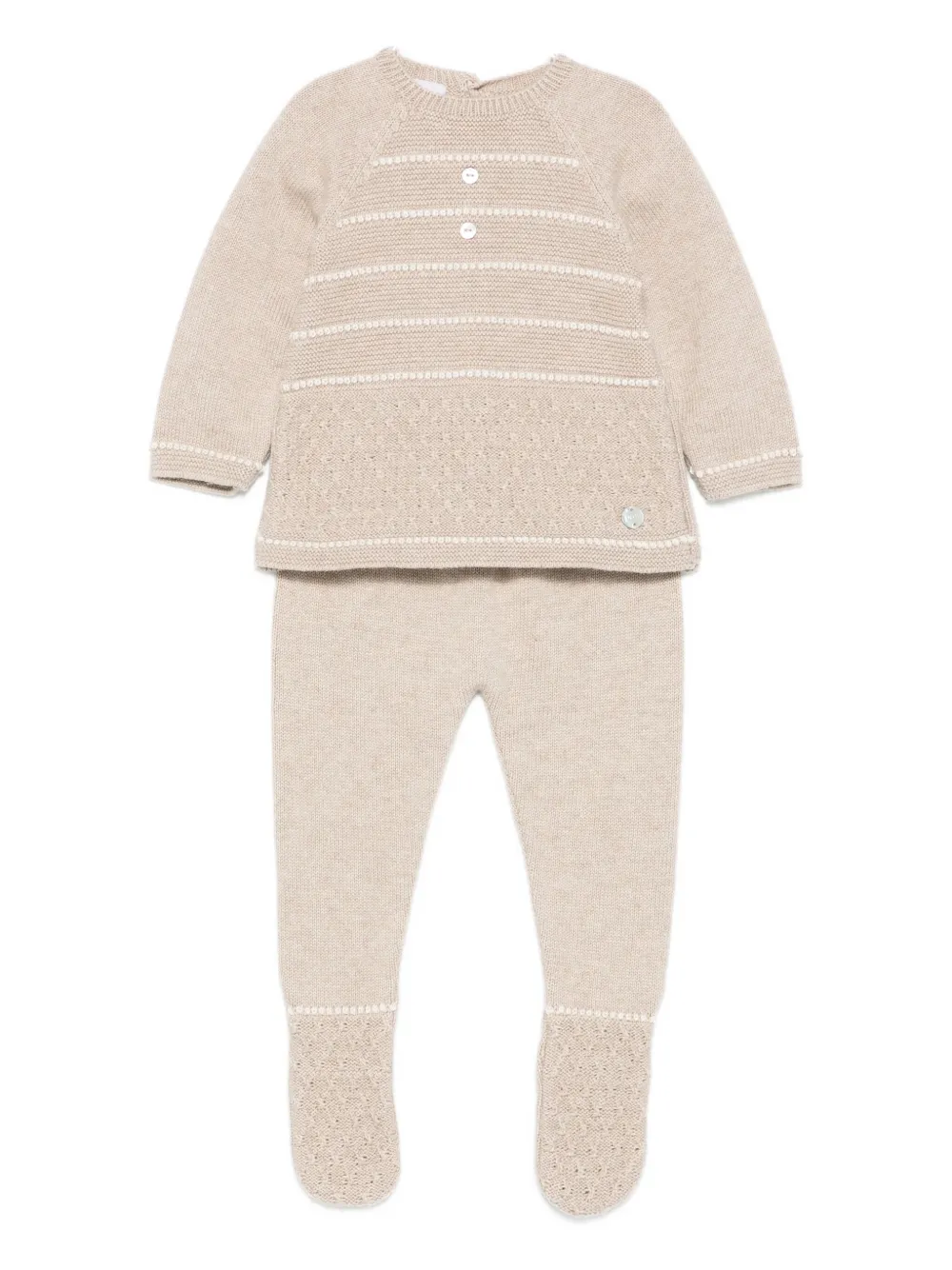 Комплект трикотажных полосатых брюк Paz Rodriguez, коричневый
Комплект трикотажных полосатых брюк Paz Rodriguez, коричневый