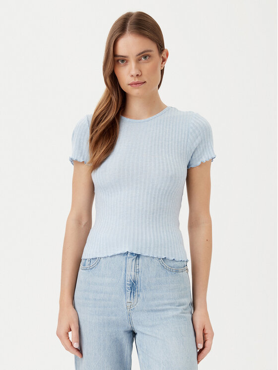 Облегающая футболка Berry 27015446 Noisy May, голубой
Облегающая футболка Berry 27015446 Noisy May, голубой