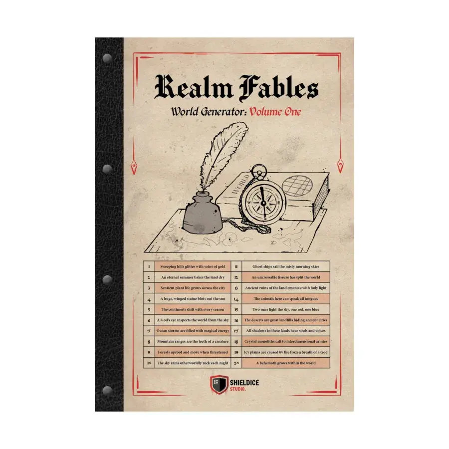 Realm Fables - World Generator Vol. 1, Role Playing Games (Shieldice Studios), мягкая обложка
Realm Fables - World Generator Vol. 1, Role Playing Games (Shieldice Studios), мягкая обложка