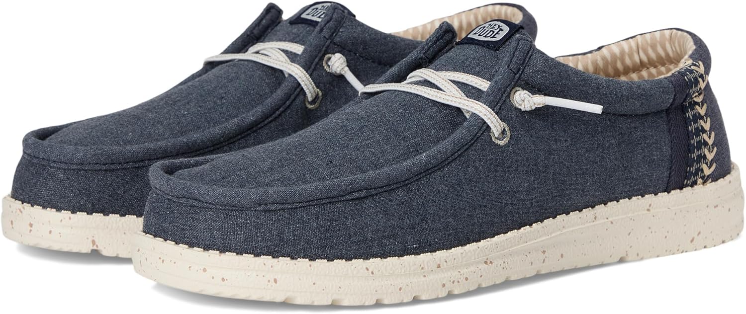 Кроссовки HEYDUDE Mens Wally Break Brushed Linen (Little Kid/Big Kid), темно-синий
Кроссовки HEYDUDE Mens Wally Break Brushed Linen (Little Kid/Big Kid), темно-синий