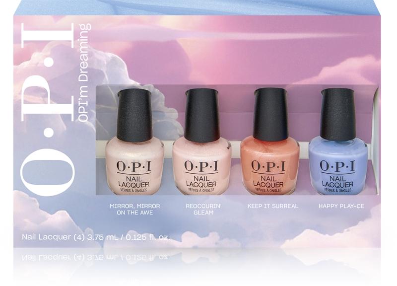 Подарочный набор лаков для ногтей Opi'M dreaming, мини Opi, 4× 3,75 мл
Подарочный набор лаков для ногтей Opi'M dreaming, мини Opi, 4× 3,75 мл