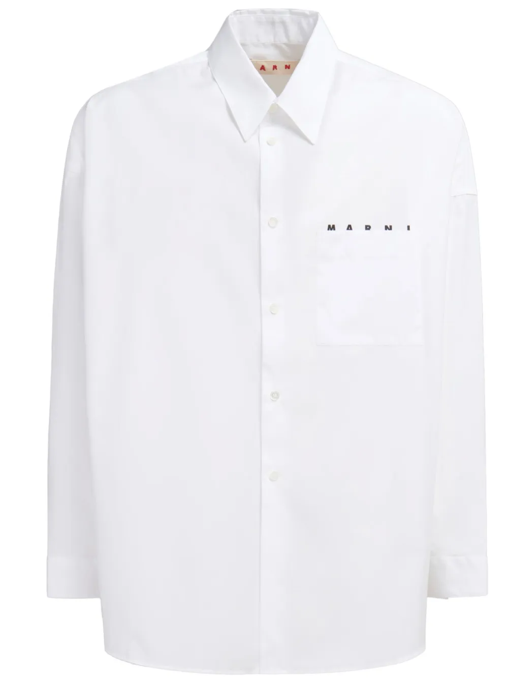 Рубашка с логотипом Marni, белый
Рубашка с логотипом Marni, белый