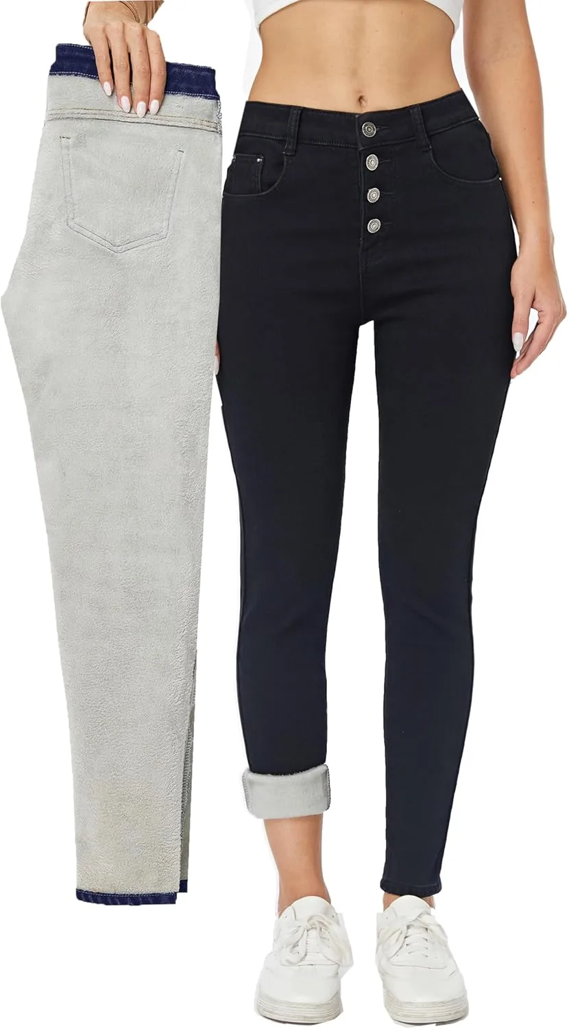 Heipeiwa Утепленные джинсы женские зимние с флисовой подкладкой
Heipeiwa Утепленные джинсы женские зимние с флисовой подкладкой