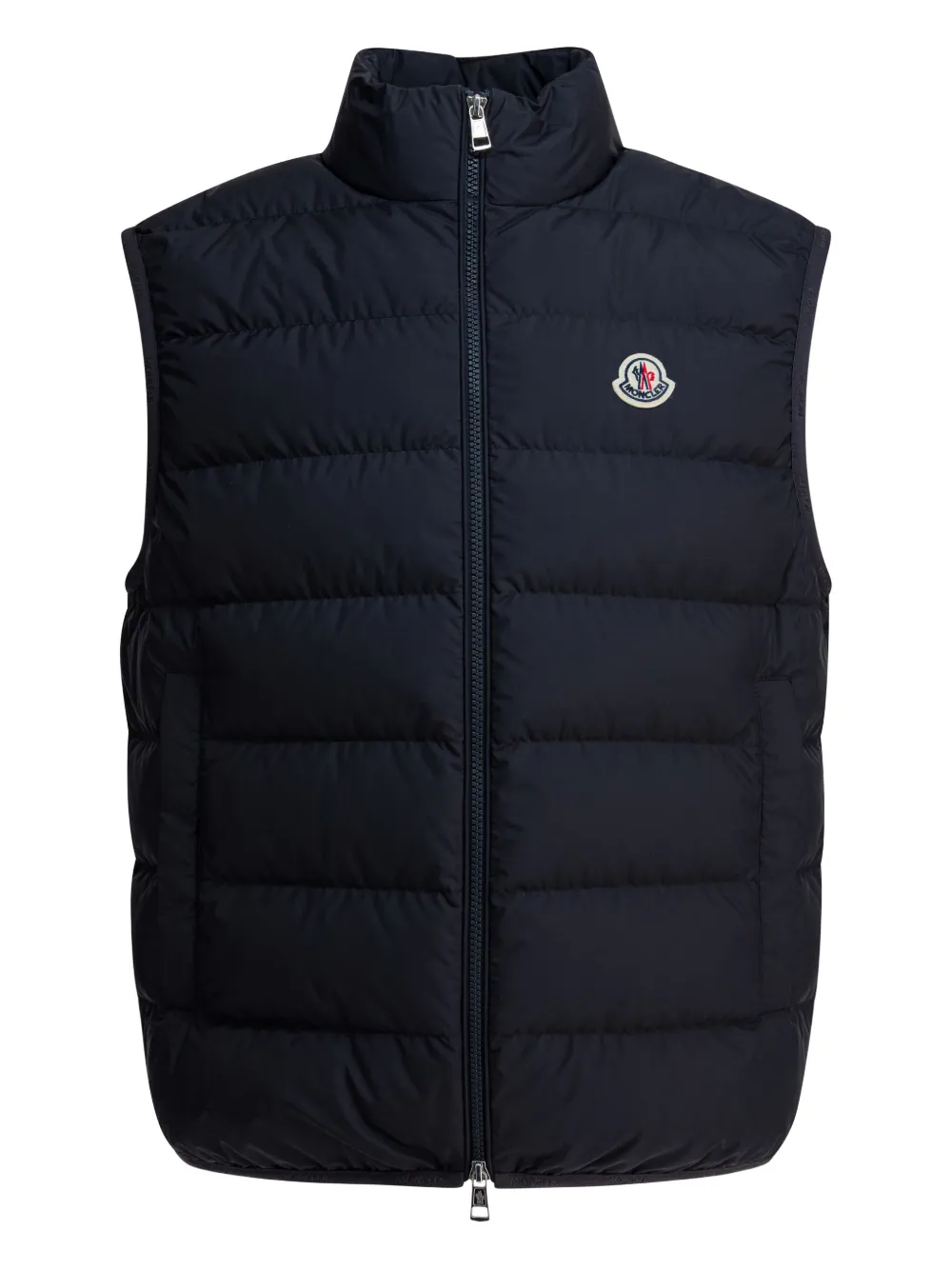Стеганый жилет на молнии Moncler, синий
Стеганый жилет на молнии Moncler, синий