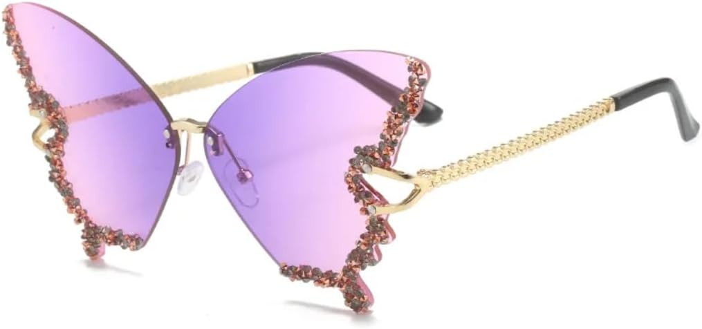 Роскошные солнцезащитные очки для вечеринок для женщин, модель «бабочка», украшенные бриллиантами и стразами, с яркими, насыщенными оттенками, для путешествий TVTBBVV, Purple
Роскошные солнцезащитные очки для вечеринок для женщин, модель «бабочка», украшенные бриллиантами и стразами, с яркими, насыщенными оттенками, для путешествий TVTBBVV, Purple