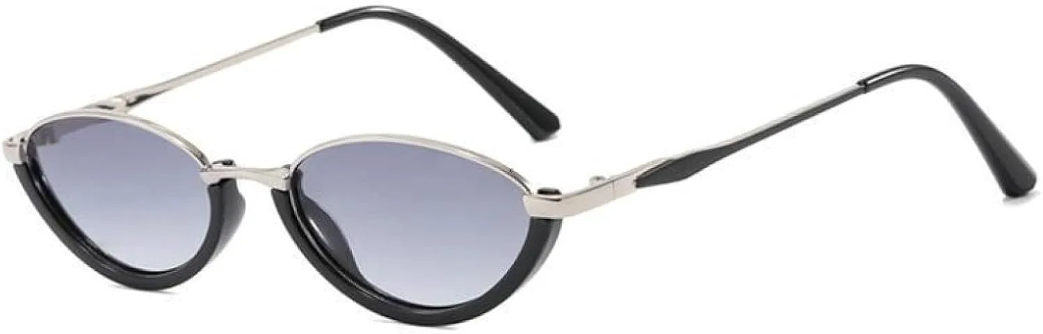 Женские солнцезащитные очки «кошачий глаз» в стиле ретро с заклепками и градиентным покрытием UV400 (маленькие, двухцветные, мужские, с заклепками) TVTBBVV, 2
Женские солнцезащитные очки «кошачий глаз» в стиле ретро с заклепками и градиентным покрытием UV400 (маленькие, двухцветные, мужские, с заклепками) TVTBBVV, 2