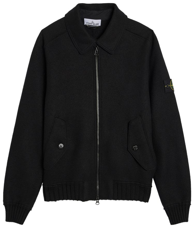 Войлочный шерстяной кардиган Stone Island RWS, черный
Войлочный шерстяной кардиган Stone Island RWS, черный