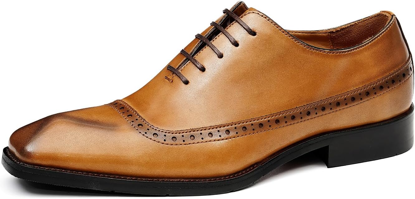 Мужские оксфорды Santimon, официальная обувь с закрытым носком, из натуральной кожи, дерби, модные, удобные, для смокинга, свадьбы, делового и повседневного ношения, выпускного бала, коричневый
Мужские оксфорды Santimon, официальная обувь с закрытым носком, из натуральной кожи, дерби, модные, удобные, для смокинга, свадьбы, делового и повседневного ношения, выпускного бала, коричневый