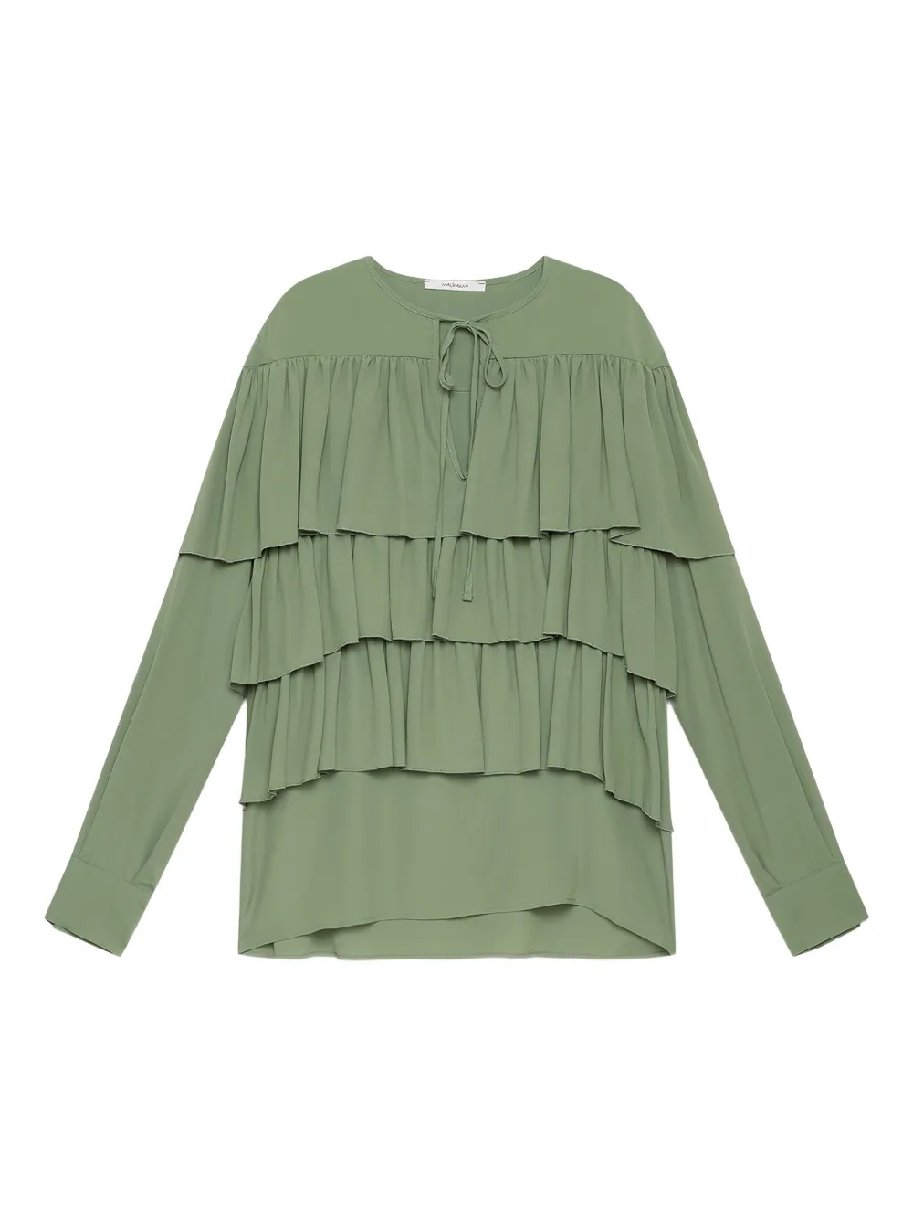 Ярусная блузка с оборками Maliparmi, зеленый
Ярусная блузка с оборками Maliparmi, зеленый