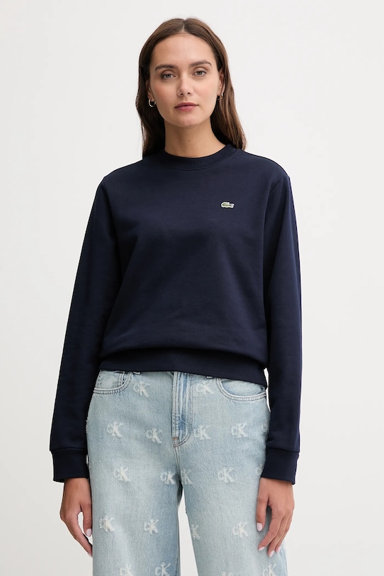 Хлопковая толстовка Lacoste, темно-синий
Хлопковая толстовка Lacoste, темно-синий