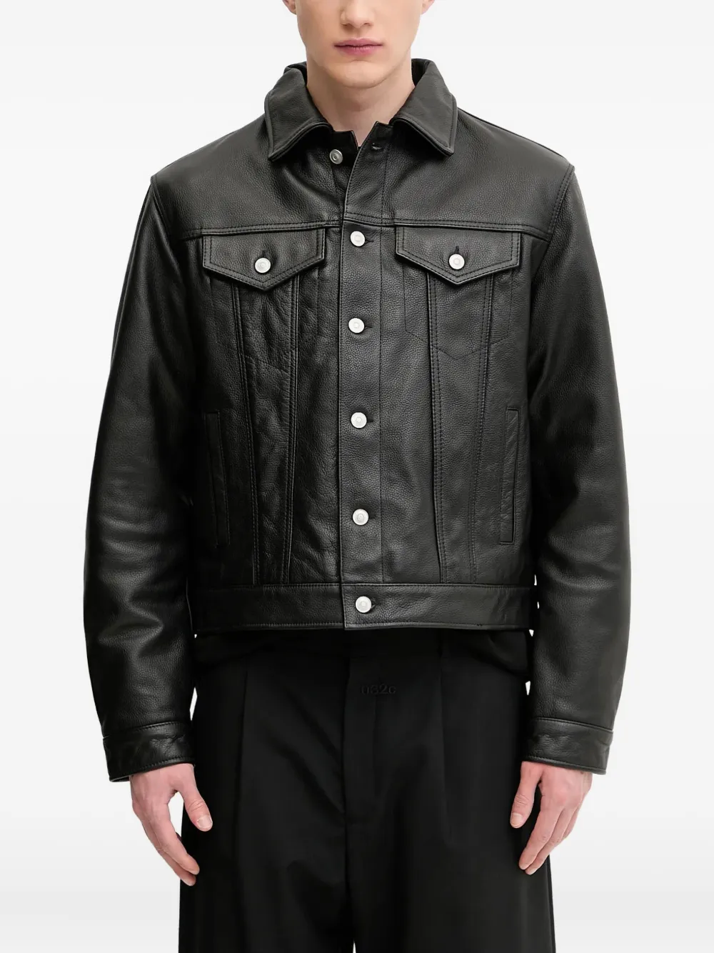 Кожаная куртка на пуговицах 1017 ALYX 9SM, черный
Кожаная куртка на пуговицах 1017 ALYX 9SM, черный