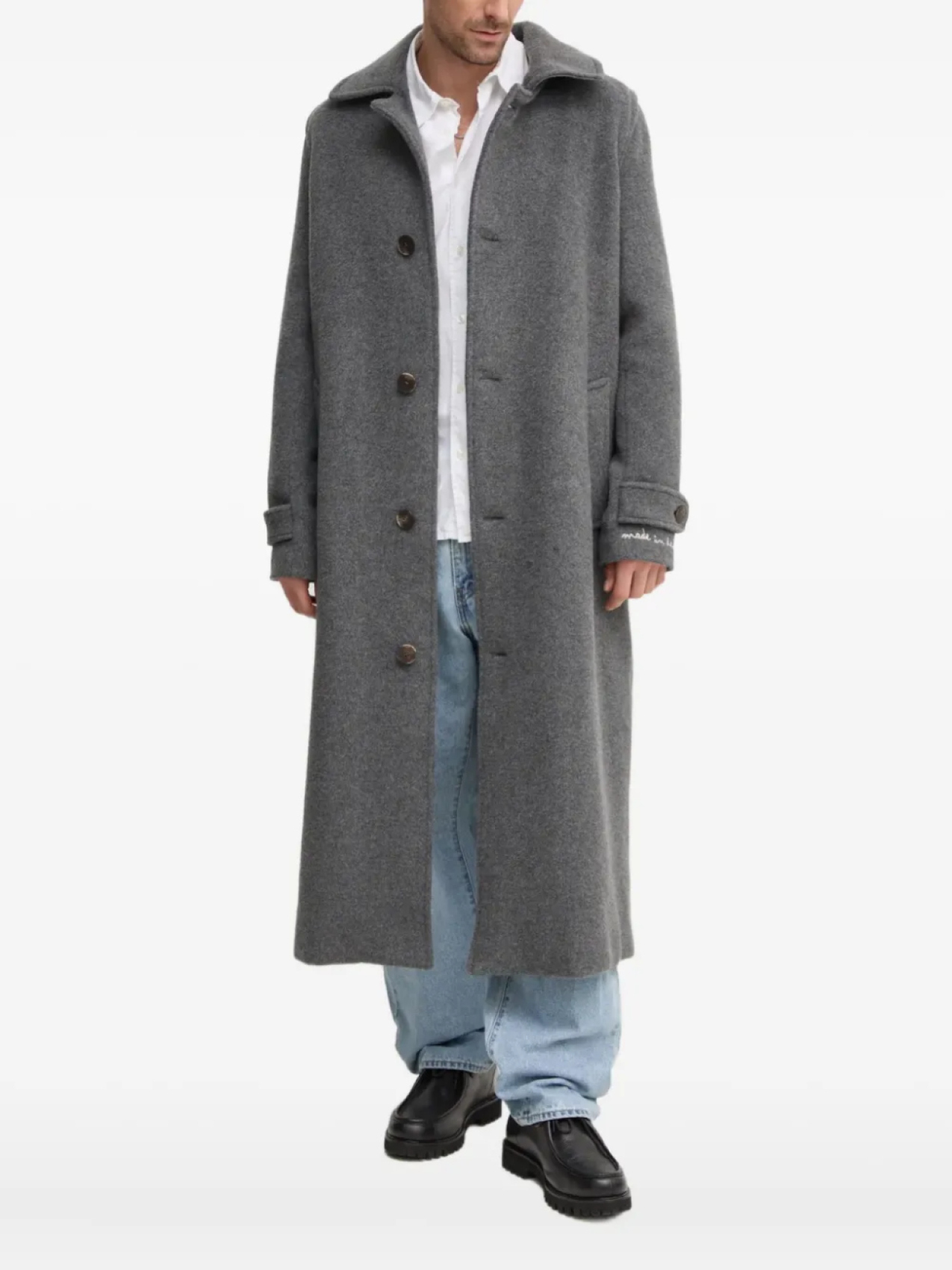 Пальто Fiorucci с застежкой на пуговицы и передними карманами, серый
Пальто Fiorucci с застежкой на пуговицы и передними карманами, серый