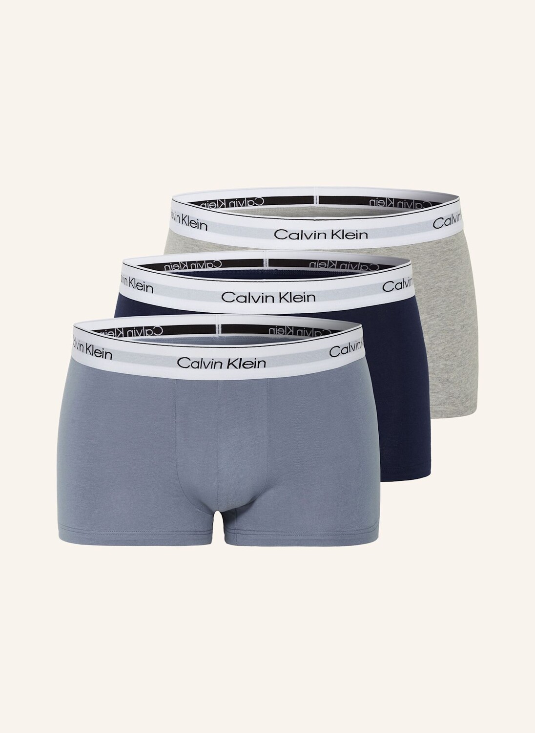 Набор из 3 боксеров из современного хлопка с низкой посадкой. Calvin Klein, серый
Набор из 3 боксеров из современного хлопка с низкой посадкой. Calvin Klein, серый