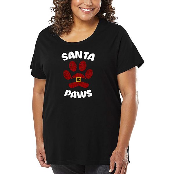Футболка Santa Paws для женщин plus size La Pop Art, Black
Футболка Santa Paws для женщин plus size La Pop Art, Black