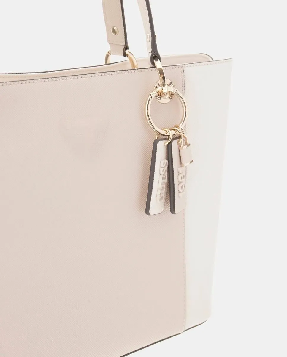 Сумка через плечо с молнией и двойной ручкой Guess, белый
Сумка через плечо с молнией и двойной ручкой Guess, белый