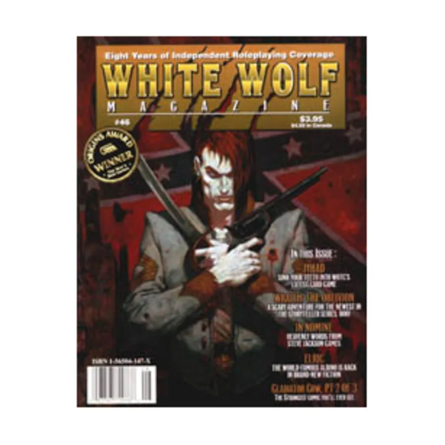 Журнал #46 "Wraith Adventure, In Nomine, Fuzzy Heroes Adventure", White Wolf Magazine
Журнал #46 "Wraith Adventure, In Nomine, Fuzzy Heroes Adventure", White Wolf Magazine