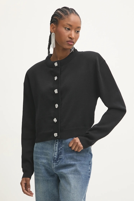 Кардиган с добавлением кашемира Rotate, черный
Кардиган с добавлением кашемира Rotate, черный