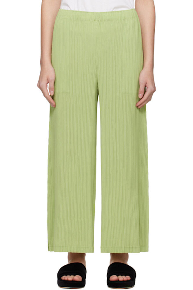 Брюки с зелеными штриховками ISSEY MIYAKE
Брюки с зелеными штриховками ISSEY MIYAKE