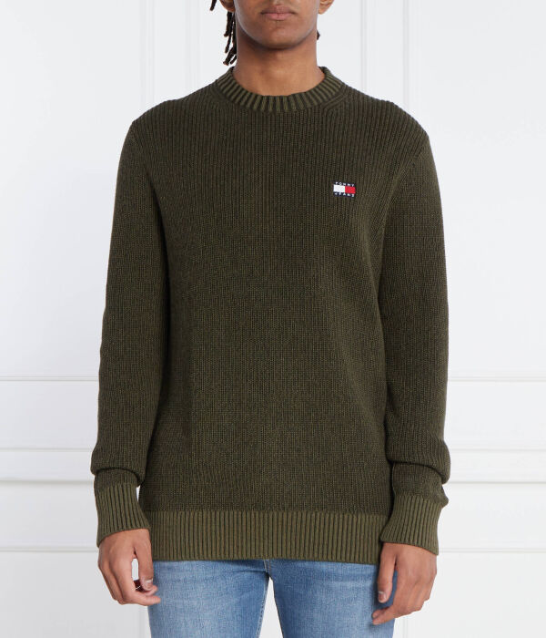 Джемпер мужской Tommy Jeans с логотипом бренда, зеленый
Джемпер мужской Tommy Jeans с логотипом бренда, зеленый