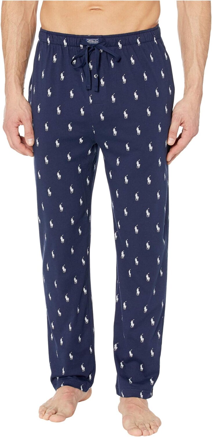 Пижамные брюки из трикотажного джерси с закрытым поясом Polo Ralph Lauren, цвет Cruise Navy/Nevis All Over Pony Player
Пижамные брюки из трикотажного джерси с закрытым поясом Polo Ralph Lauren, цвет Cruise Navy/Nevis All Over Pony Player