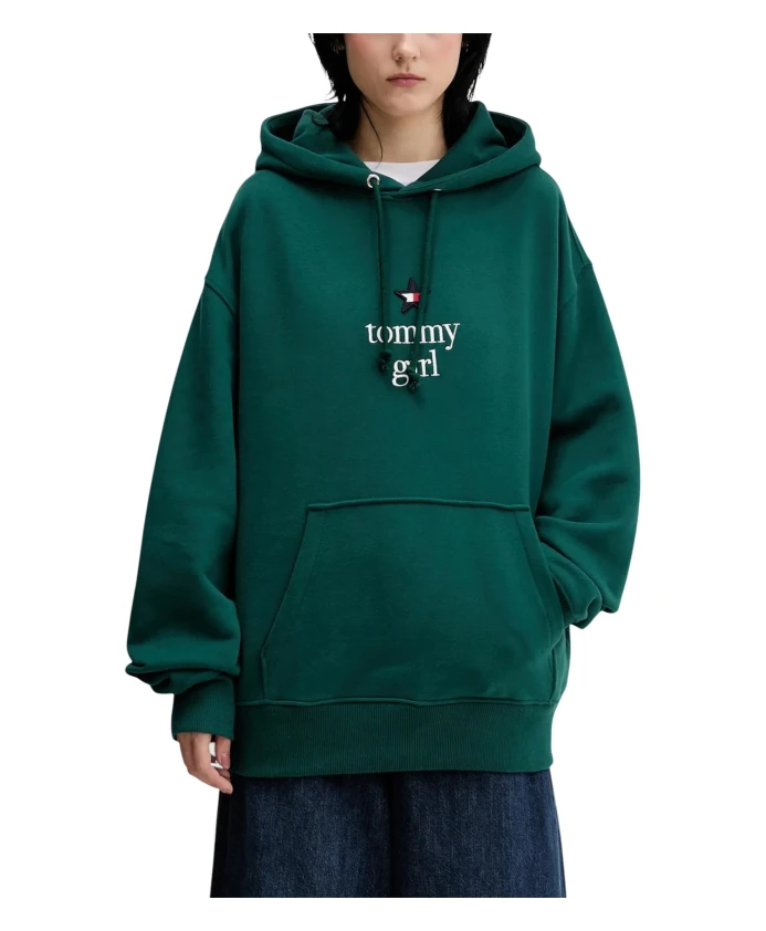 Толстовка с флисовой подкладкой и логотипом в виде звезды для девушек Tommy Jeans, зеленый
Толстовка с флисовой подкладкой и логотипом в виде звезды для девушек Tommy Jeans, зеленый