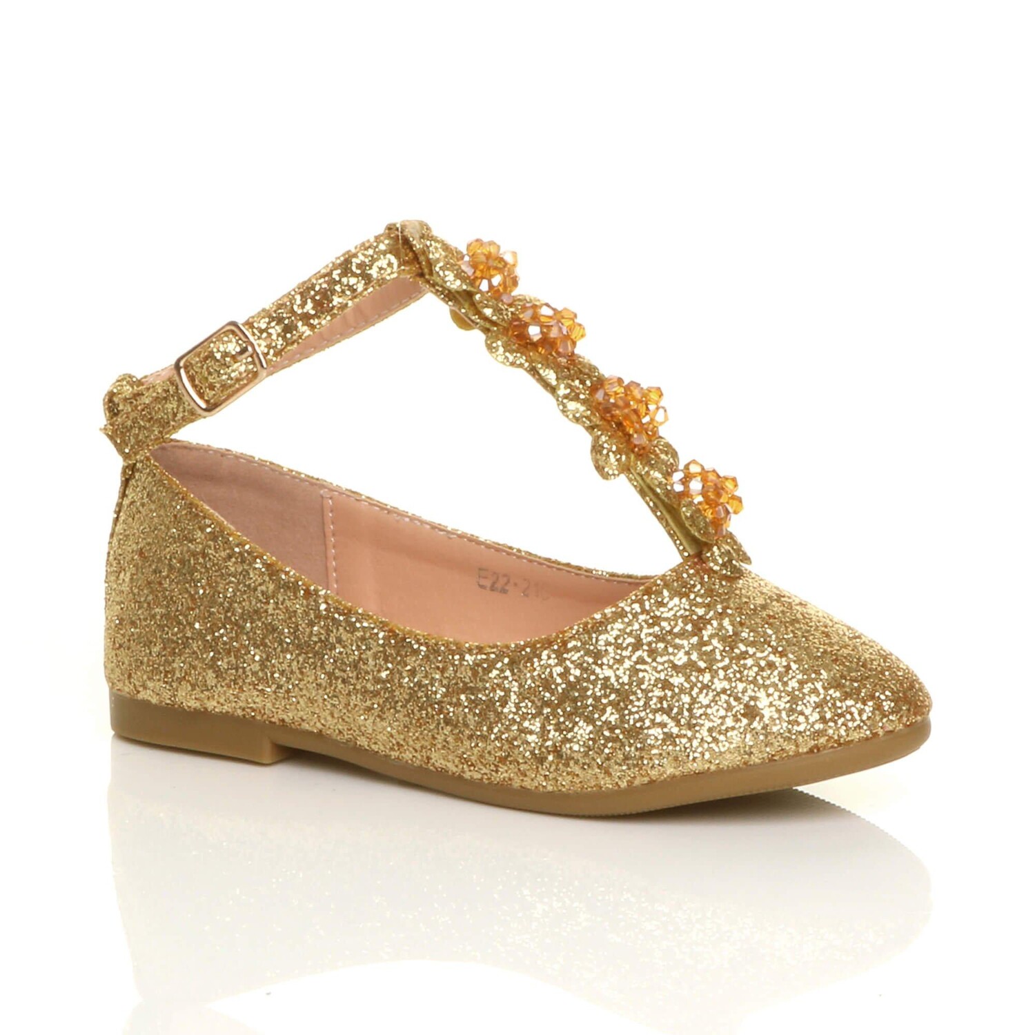 Блестящие балетки на плоском каблуке с Т-образной планкой AJVANI, золото
Блестящие балетки на плоском каблуке с Т-образной планкой AJVANI, золото