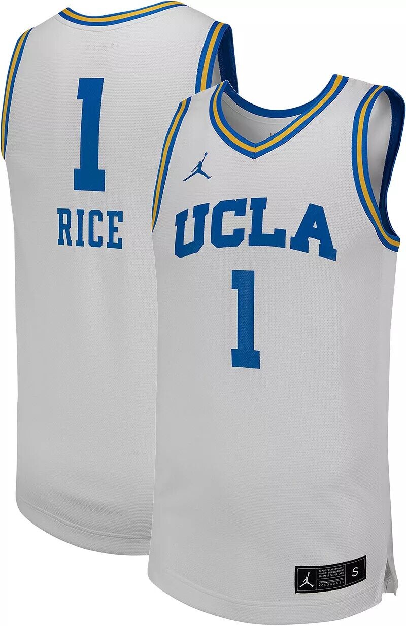 Женская баскетбольная майка Jordan UCLA Bruins #1 белого цвета Kiki Rice Replica
Женская баскетбольная майка Jordan UCLA Bruins #1 белого цвета Kiki Rice Replica