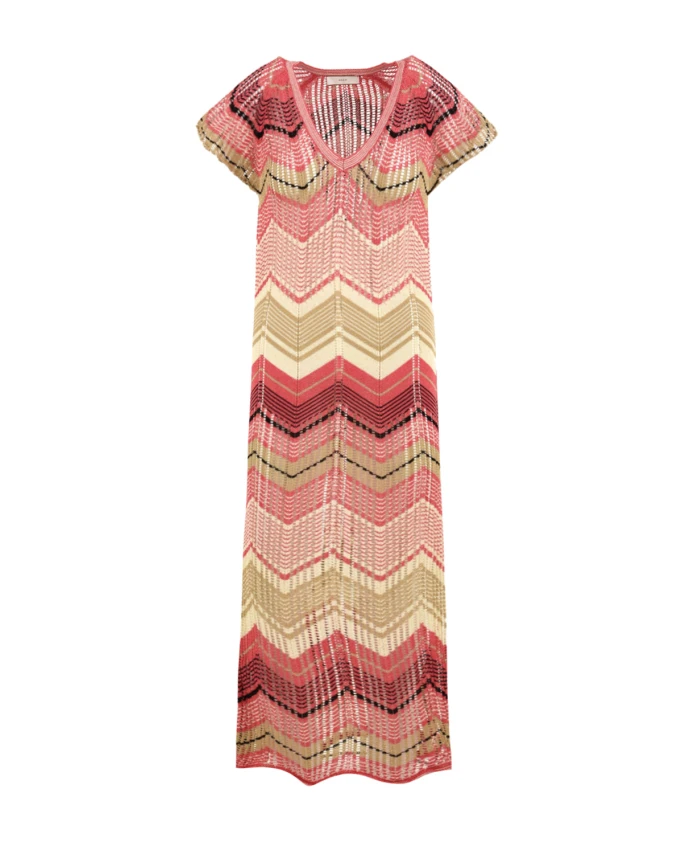 Длинное остроносое платье с V-образным вырезом Akep, мультиколор
Длинное остроносое платье с V-образным вырезом Akep, мультиколор