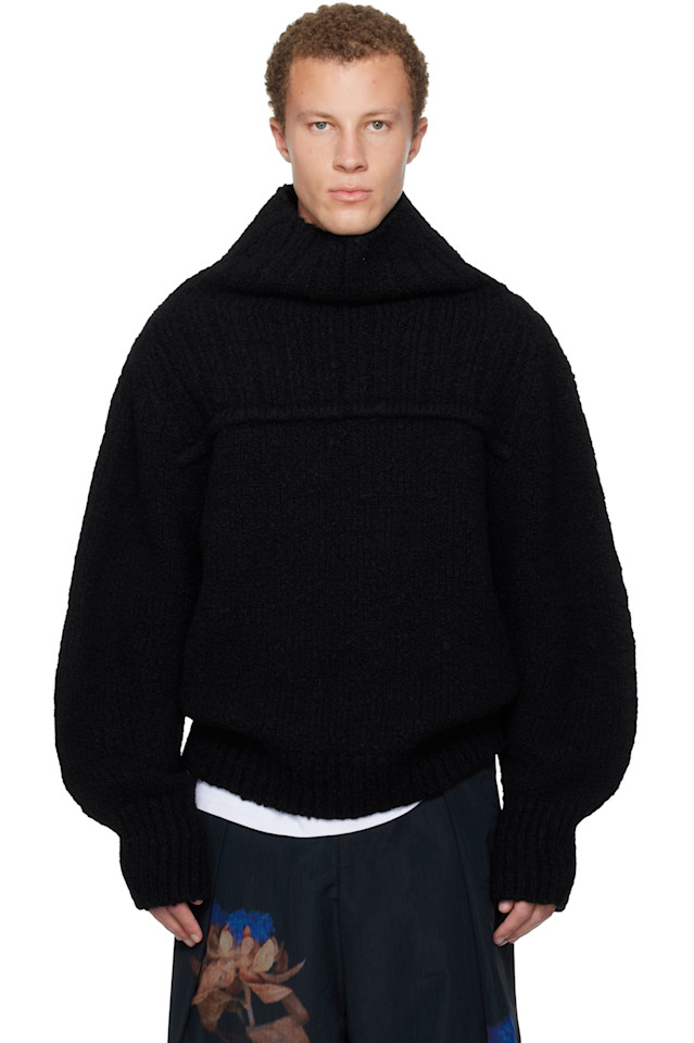 Шерстяная водолазка Dries Van Noten, черный
Шерстяная водолазка Dries Van Noten, черный