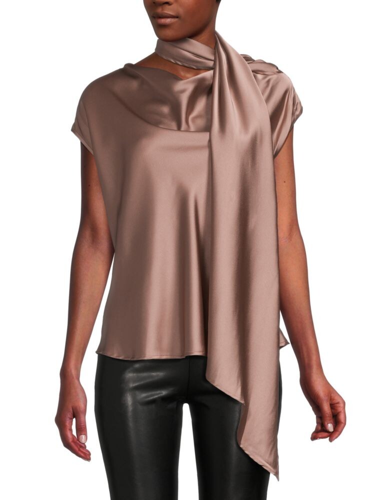 Атласный шарф с воротником-хомутом Renee C., цвет Dune
Атласный шарф с воротником-хомутом Renee C., цвет Dune