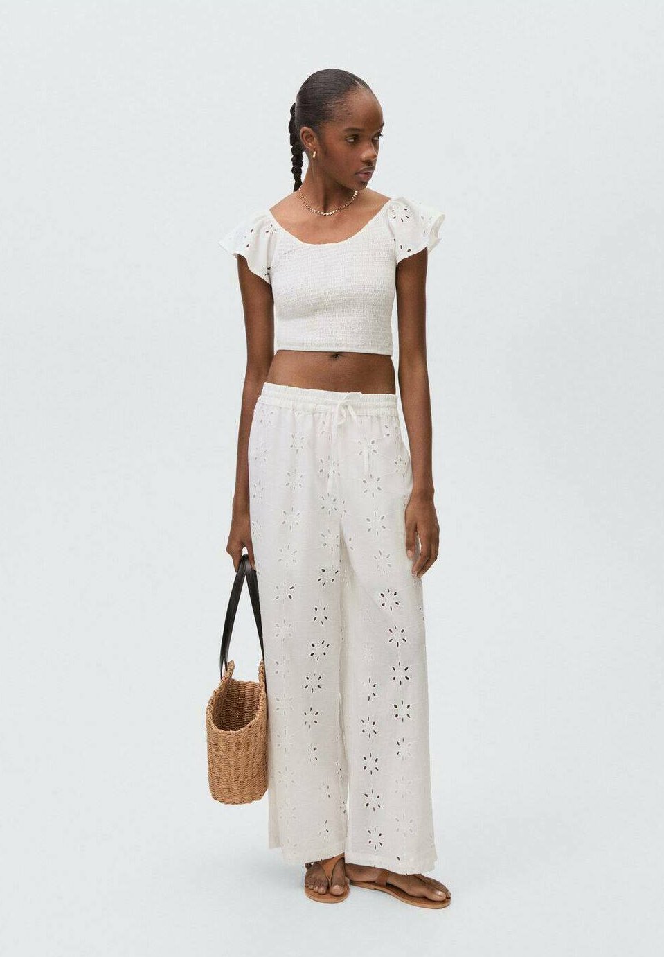 Брюки SANDP Mango Kids, слоновая кость
Брюки SANDP Mango Kids, слоновая кость