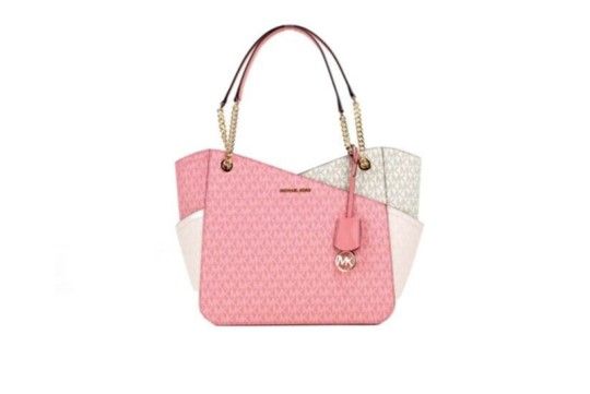 Сумка-тоут через плечо Jet Set Tea Rose Signature X Cross Chain Michael Kors
Сумка-тоут через плечо Jet Set Tea Rose Signature X Cross Chain Michael Kors