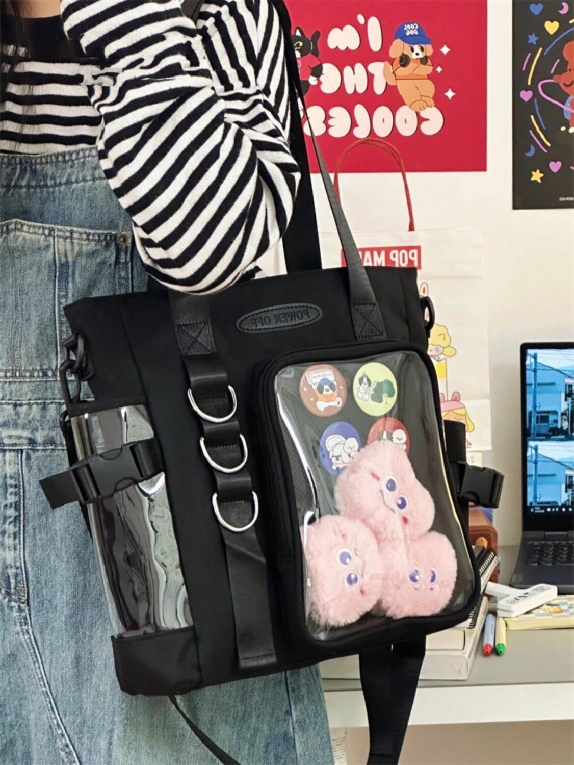 Японский Kawaii Itabag DIY Значок Дисплей Табличка Студенческий рюкзак Колледж Нейлоновые кошельки и сумки Большая сумка через плечо JK Высококачественная школьная сумка для книг Ita Bags, черный
Японский Kawaii Itabag DIY Значок Дисплей Табличка Студенческий рюкзак Колледж Нейлоновые кошельки и сумки Большая сумка через плечо JK Высококачественная школьная сумка для книг Ita Bags, черный
