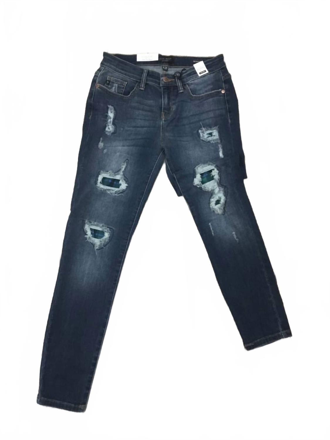 Женские узкие джинсы в клетку зеленого и черного цвета Judy Blue, Green Plaid Black
Женские узкие джинсы в клетку зеленого и черного цвета Judy Blue, Green Plaid Black