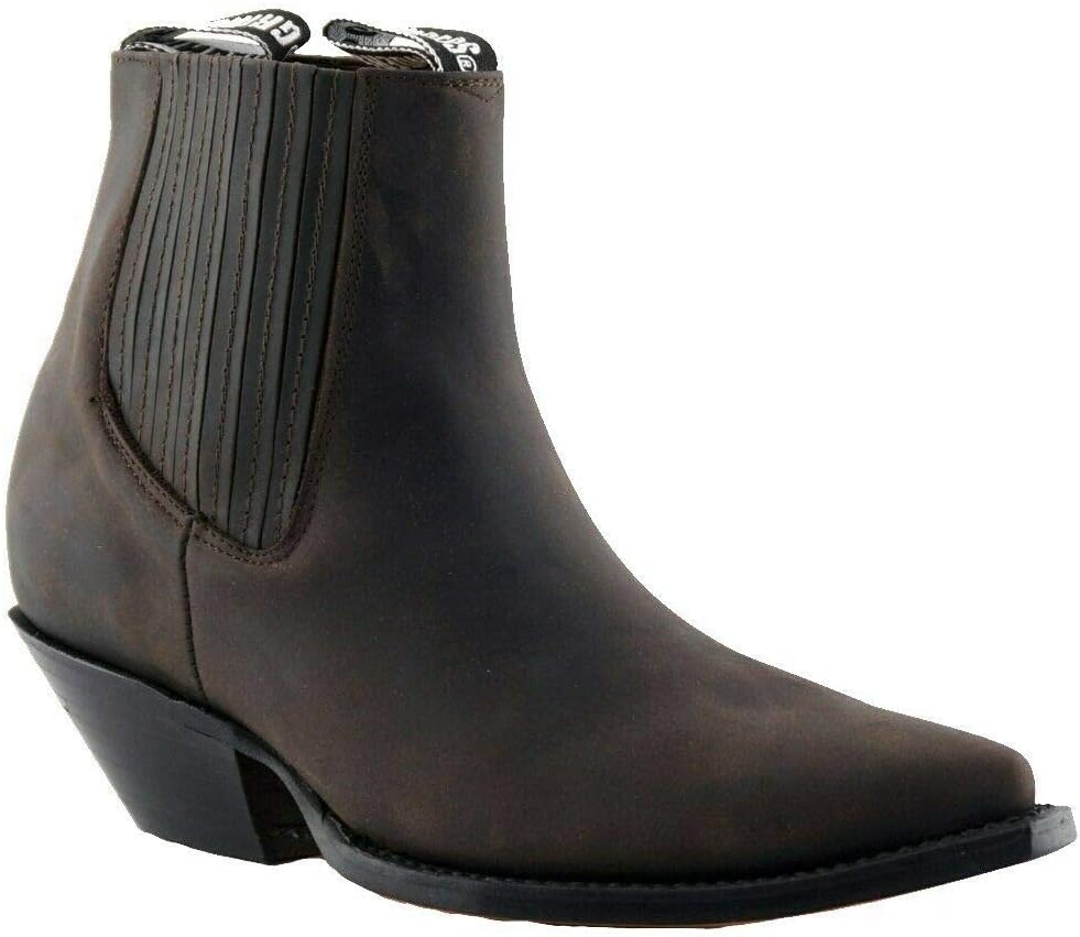 Унисекс ботинки Grinders Mustang из кожи в ковбойском стиле для танцев, коричневый
Унисекс ботинки Grinders Mustang из кожи в ковбойском стиле для танцев, коричневый