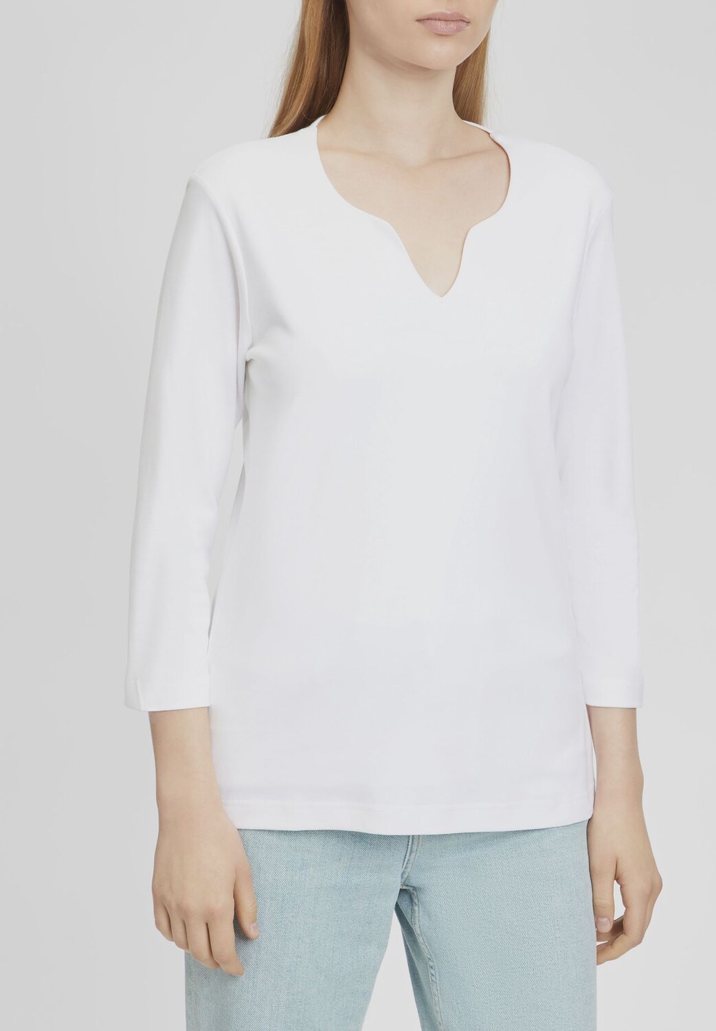 Рубашка Сибие, разрез горловины, рукава 3/4, женская Adagio, белый
Рубашка Сибие, разрез горловины, рукава 3/4, женская Adagio, белый