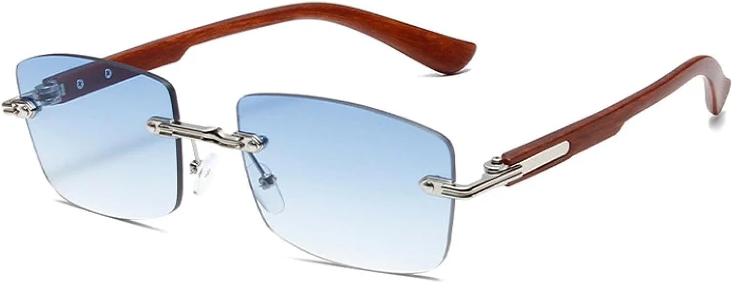 Популярные модные женские солнцезащитные очки в винтажном стиле, без оправы, прозрачные, с градиентом, защита от УФ-излучения UV400, мужские HHZZYVY, Silver Blue Gradient
Популярные модные женские солнцезащитные очки в винтажном стиле, без оправы, прозрачные, с градиентом, защита от УФ-излучения UV400, мужские HHZZYVY, Silver Blue Gradient