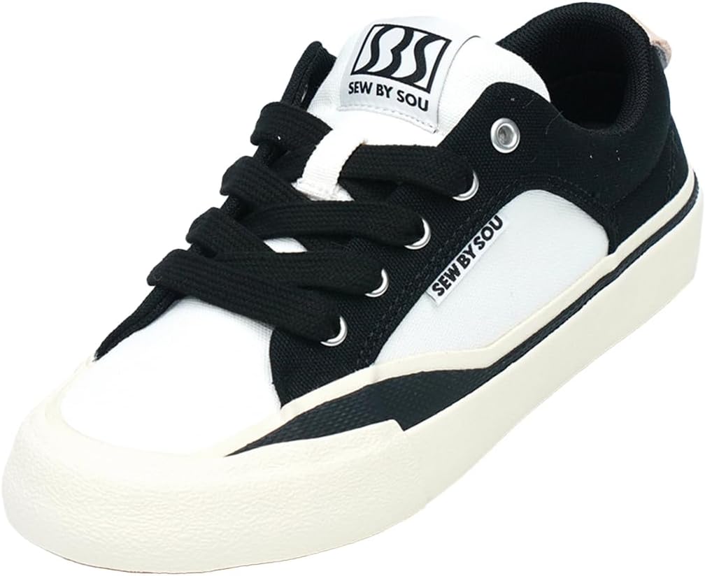 Кеды для скейтборда для детей и подростков с противоскользящей подошвой, низкие скейт-кеды профессиональной модели с амортизирующими свойствами Sew By Sou, белый/черный
Кеды для скейтборда для детей и подростков с противоскользящей подошвой, низкие скейт-кеды профессиональной модели с амортизирующими свойствами Sew By Sou, белый/черный