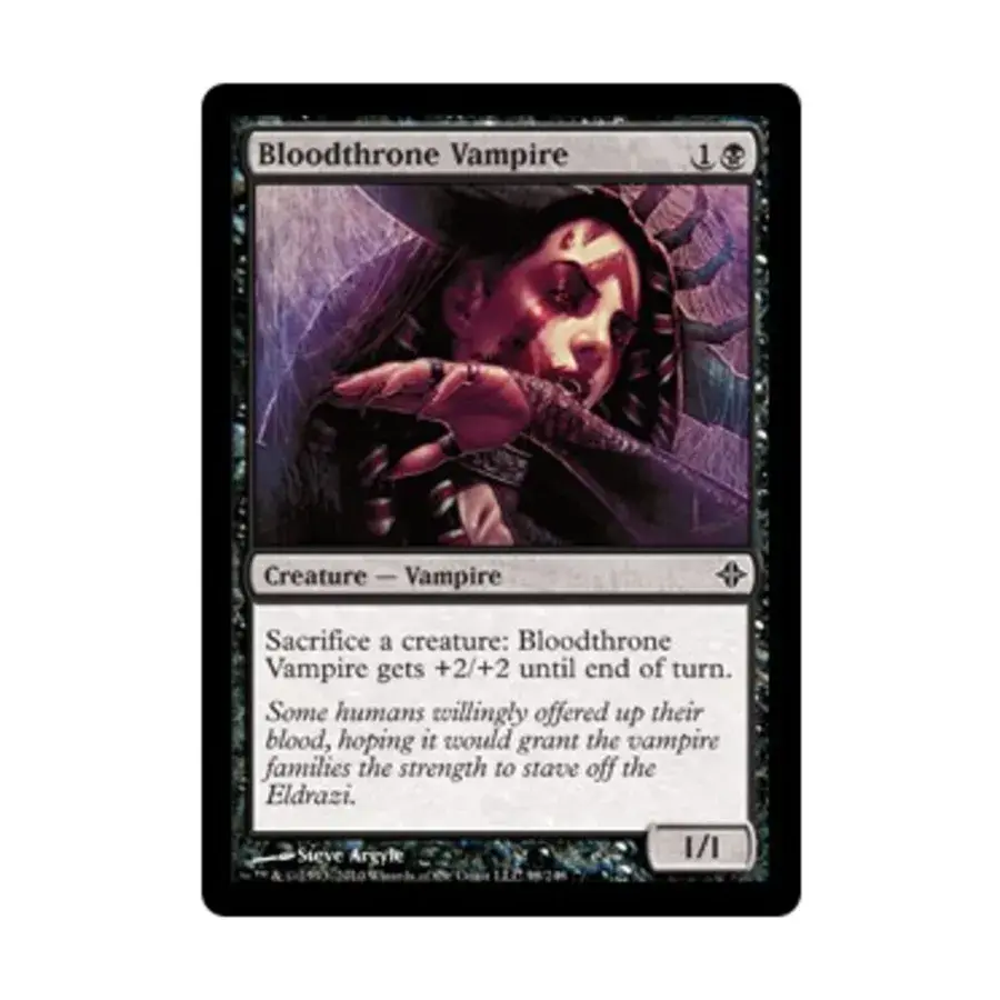 CCG Вампир Кровавого Трона (клавиша C), MTG - Rise of the Eldrazi
CCG Вампир Кровавого Трона (клавиша C), MTG - Rise of the Eldrazi