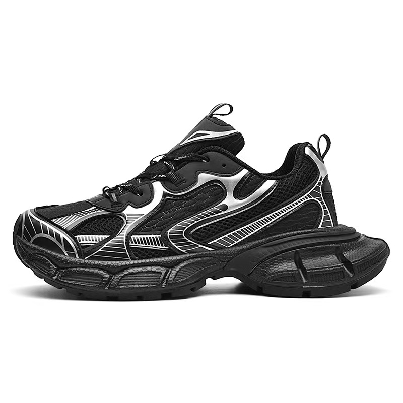 Mo Xu Низкие массивные кроссовки унисекс черные, цвет Black 
Mo Xu Низкие массивные кроссовки унисекс черные, цвет Black