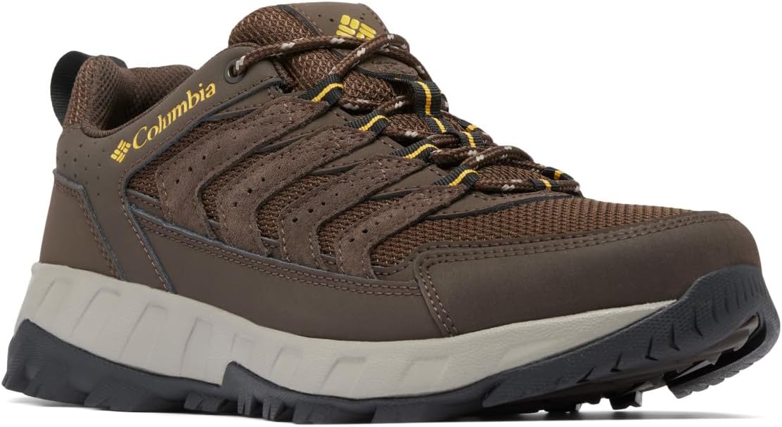 Columbia Mens Strata Trail Low, Cordovan/Golden Yellow
Columbia Mens Strata Trail Low, Cordovan/Golden Yellow
