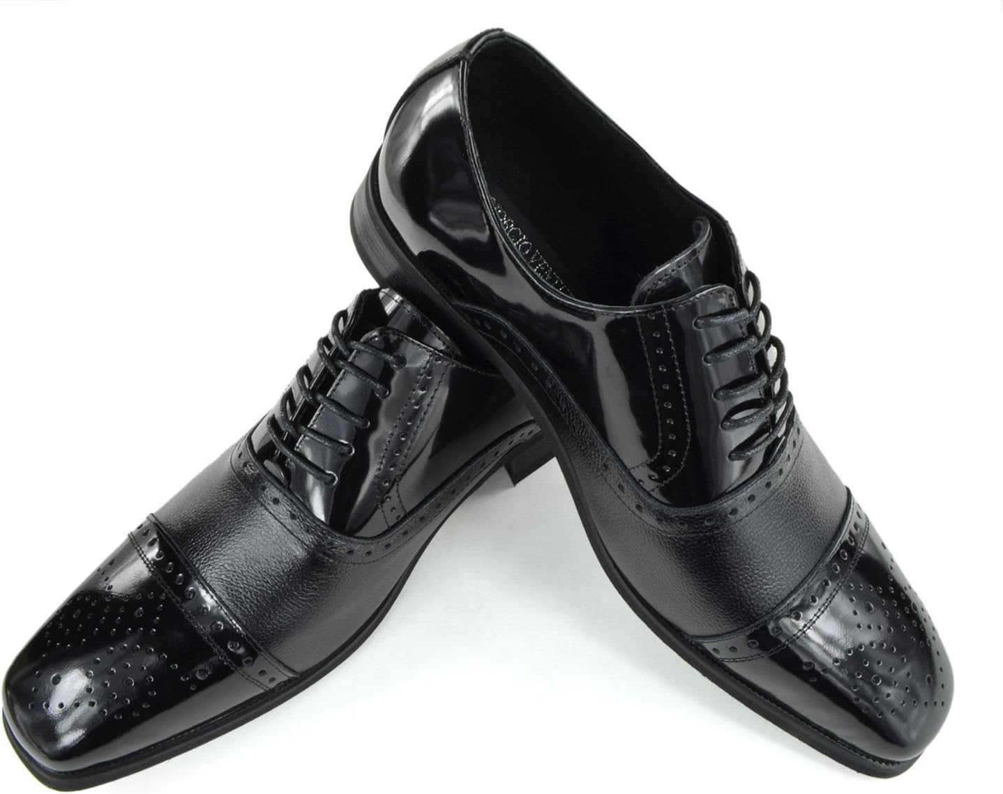 Moda Di Raza - Мужские туфли из кожи для деловых, формальных и повседневных мероприятий, черный
Moda Di Raza - Мужские туфли из кожи для деловых, формальных и повседневных мероприятий, черный