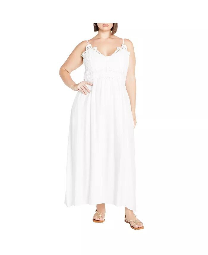 Платье макси размера плюс Martina CITY CHIC, слоновая кость/кремовый
Платье макси размера плюс Martina CITY CHIC, слоновая кость/кремовый