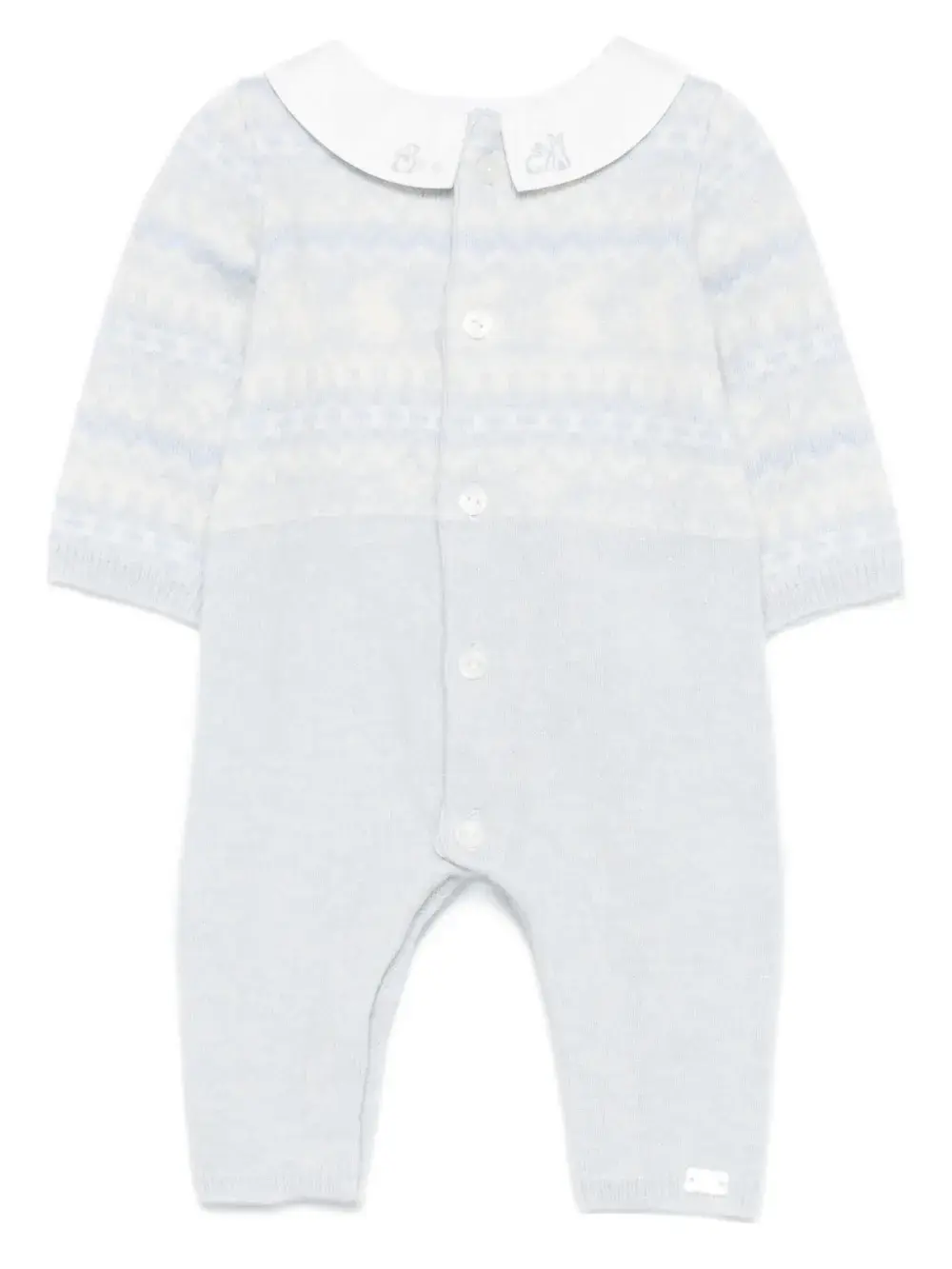 Ромпер с вышивкой фэр-айл Tartine Et Chocolat, синий
Ромпер с вышивкой фэр-айл Tartine Et Chocolat, синий