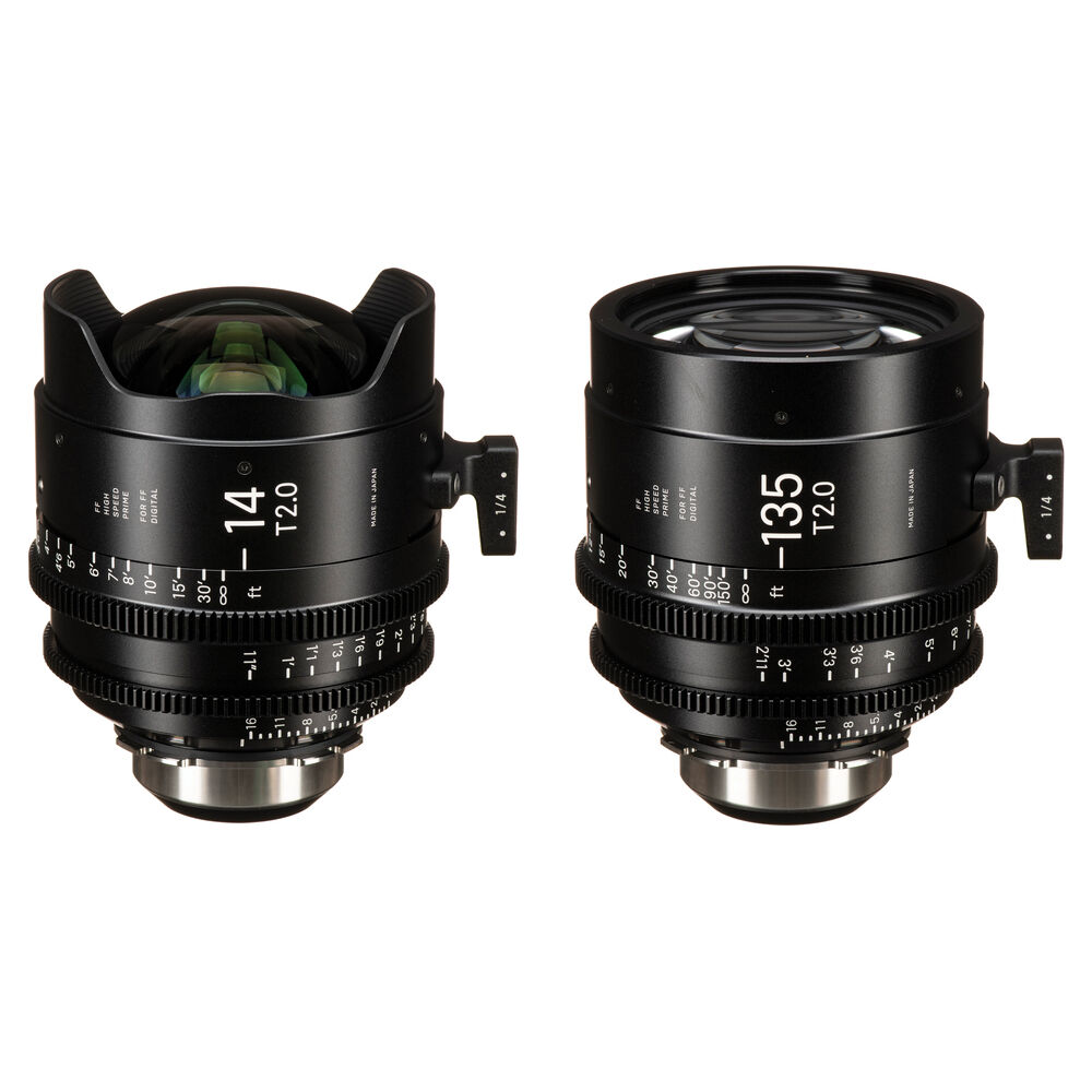Комплект из 2 объективов Sigma T2 Cine FF High-Speed Art Prime (PL, Feet)
Комплект из 2 объективов Sigma T2 Cine FF High-Speed Art Prime (PL, Feet)