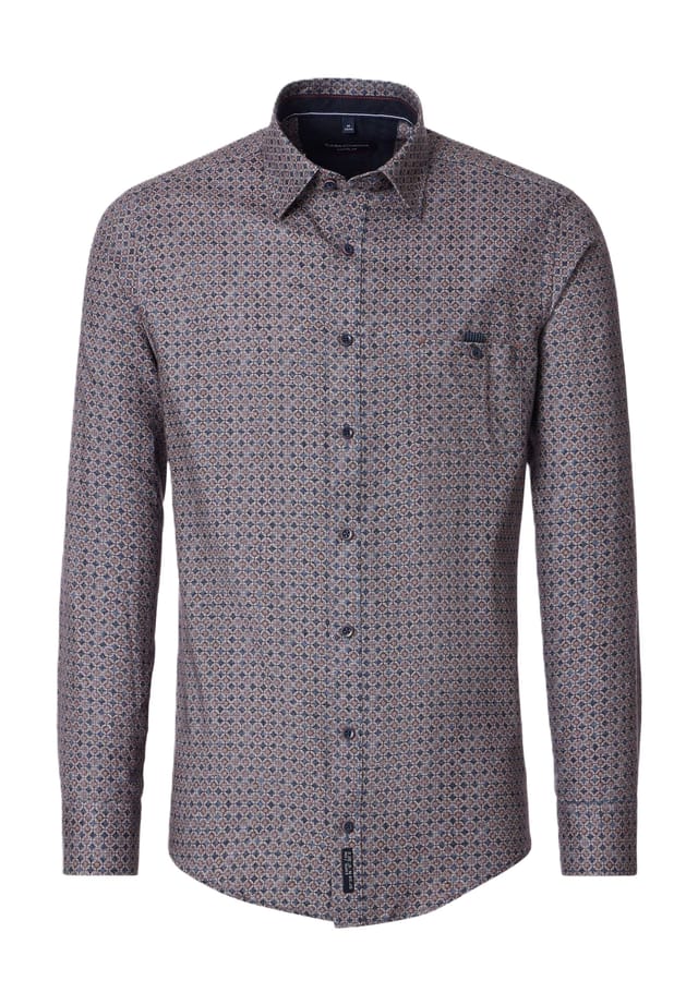 Рубашка свободного покроя с нагрудным карманом Casamoda, синий
Рубашка свободного покроя с нагрудным карманом Casamoda, синий