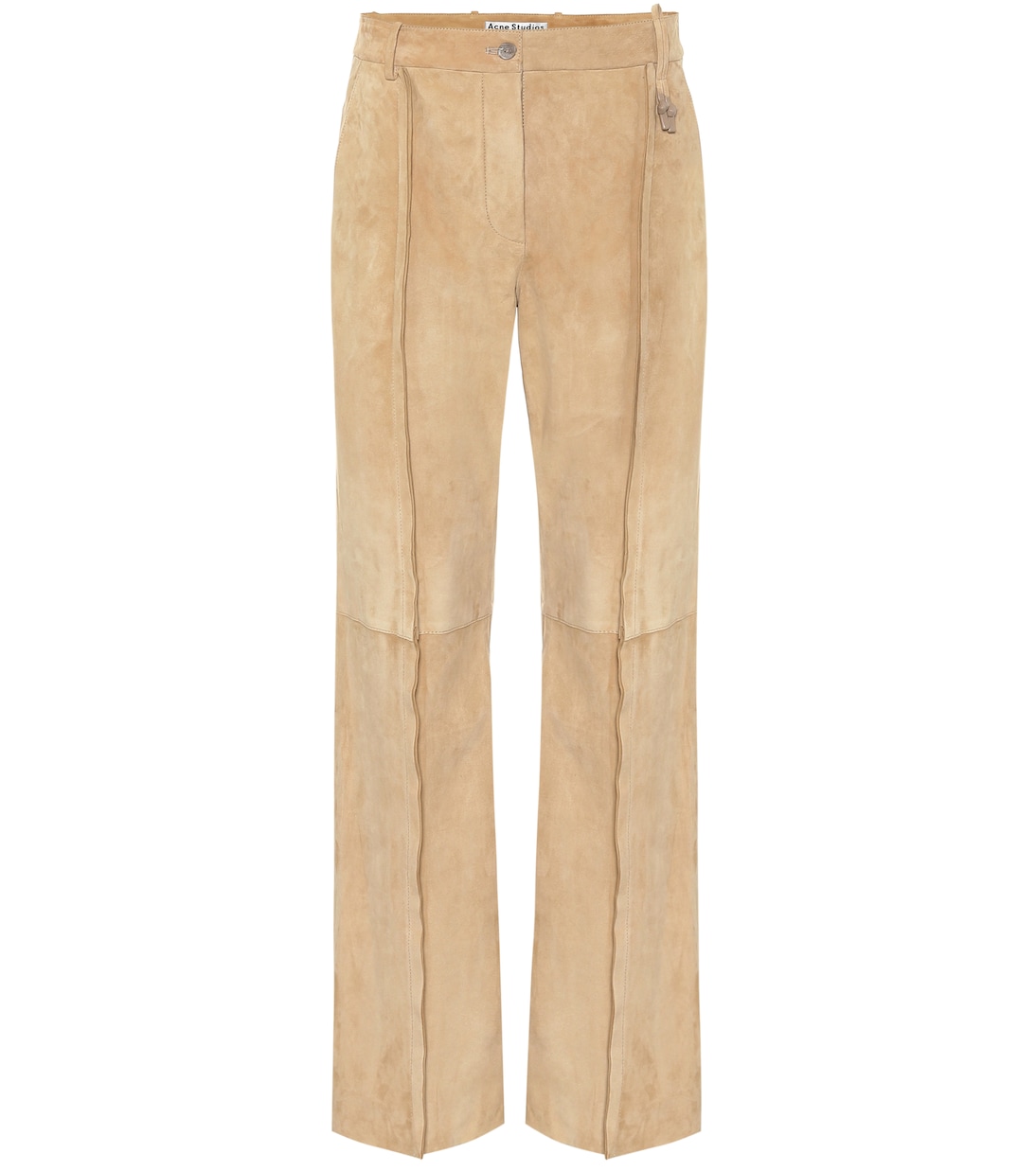 Прямые замшевые брюки со средней посадкой Acne Studios, Almond Beige
Прямые замшевые брюки со средней посадкой Acne Studios, Almond Beige