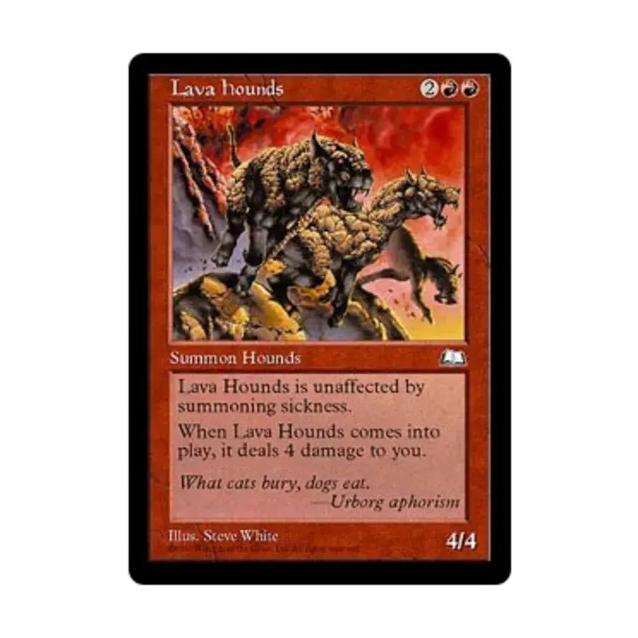 CCG Лавовые гончие (U), MTG - Weatherlight
CCG Лавовые гончие (U), MTG - Weatherlight