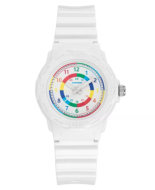 Детские кварцевые часы из морской кожи белого цвета, 33 мм Armitron, white
Детские кварцевые часы из морской кожи белого цвета, 33 мм Armitron, white