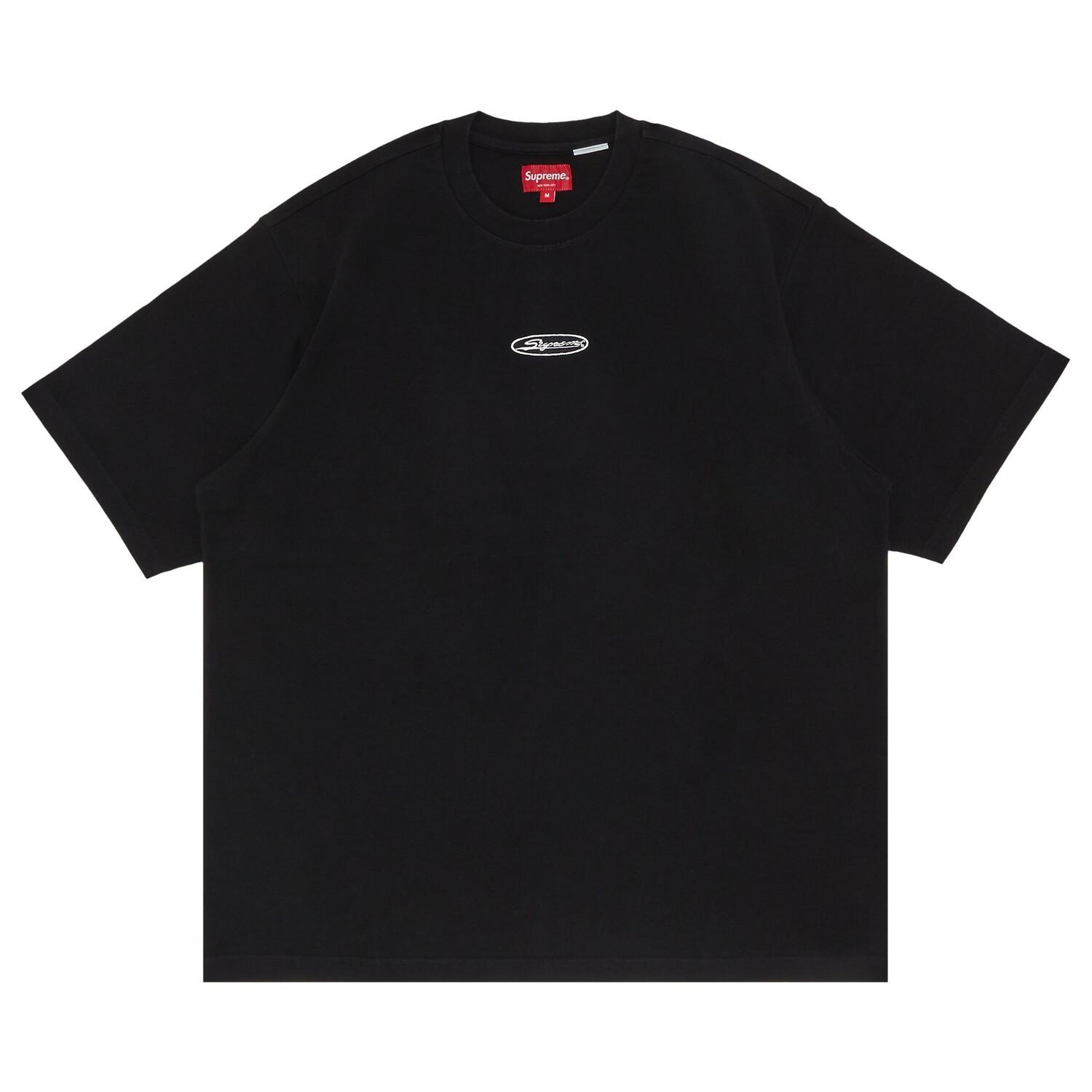 Топ Supreme с короткими рукавами, овальный, черный
Топ Supreme с короткими рукавами, овальный, черный